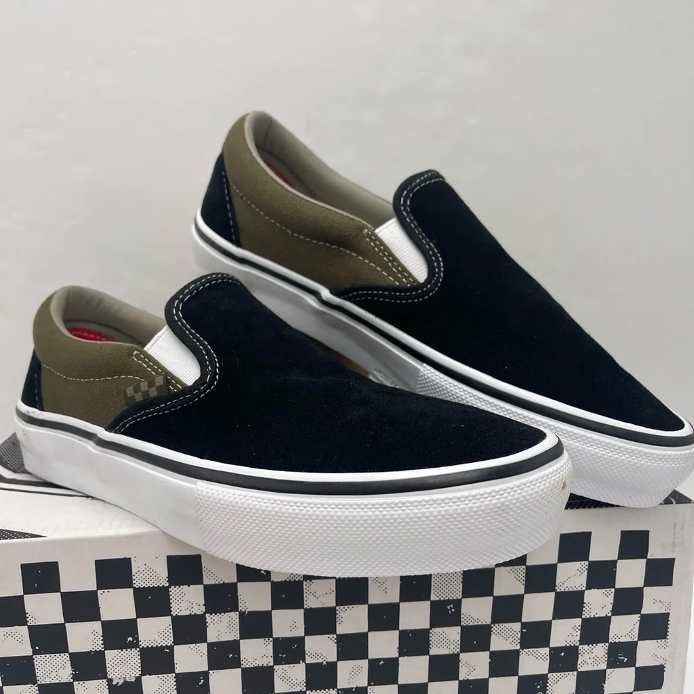 Vans WMNS Skate Slip-On
Black Olive Sneakers 
VN0A5FCAB1V - Picture 14 of 16